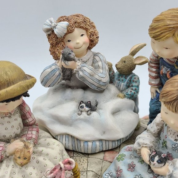 Special Friends Picnic with Molly #41600 First Edition Lang & Wise Baldwin Art - Picture 2 of 7